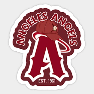 angels baseball Sticker